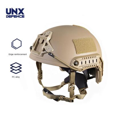 China Security Nij Iiia Level Impact Resistance Full Face Quick Tan With Visor Ballistic Bulletproof Tactical Helmet for sale