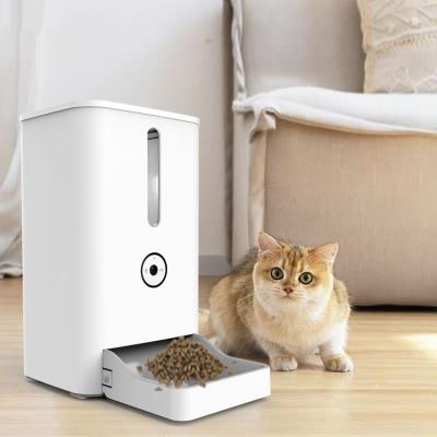 China 5L Automatic Pet Feeder Food Vending Machine for Cat Dog with Voice Recorder and Timer for sale