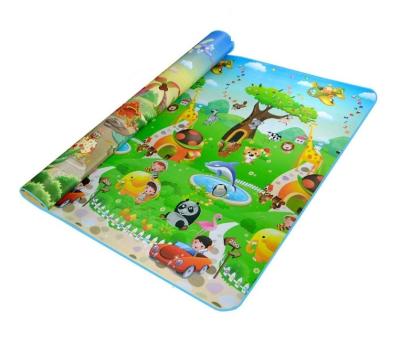 China China Factory Eco-friendly 1cm EPE Two Sided Printed 2cm Material Baby Play Mat for sale