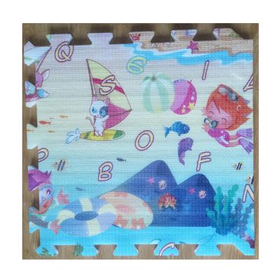 China Non-Toxic Eco-Friendly Cartoon Eco-Friendly Kids Quilting Play Mat For Babies for sale