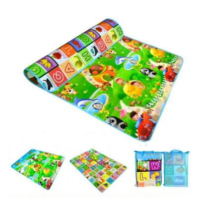 China Eco-Friendly Eco-Friendly Thicken Soft Waterproof Non-toxic Baby Play Mat Large XPE Baby Play Mat Colorful Cartoon Double Side for sale