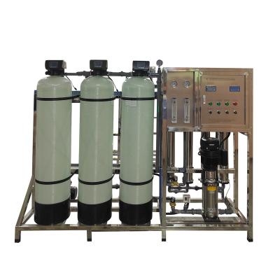 China Safe Treatment Device Hotels Fiberglass Or Stainless Steel Tank Home Drinking Water Reverse Osmosis Water Purifier Machine 1000LPH for sale