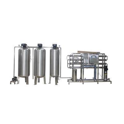 China Excellent Supplier 2Cubic Meters/hr Hotels Stainless Steel Water Purification System Pure Water Treatment Equipment With Water Softener for sale