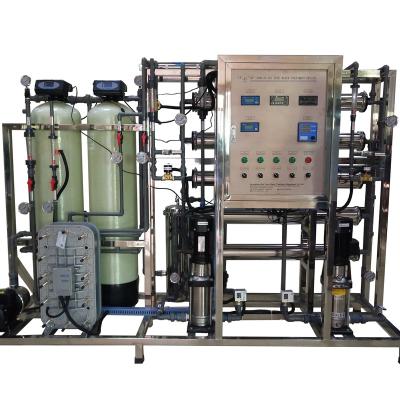 China Electricity 500Lph No Water Ultrapure Electrodeionization EDI Reverse Osmosis Water Acid and Alkali Regeneration Deep Purification Machine for sale