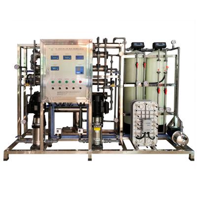 China Pharmaceutical Automatic Control Edi Treatment Plant Pharmaceutical , Stability Large Water Quality Purity Water System 500l/h Dialysis Machine for sale