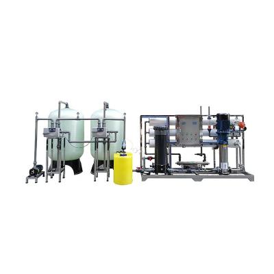 China Hotels Easy-to-operate Pure Wells Water Treatment Machine Saltwater Treatment Plant Automatic Brackish Water Desalination Plant Reverse Osmosis for sale