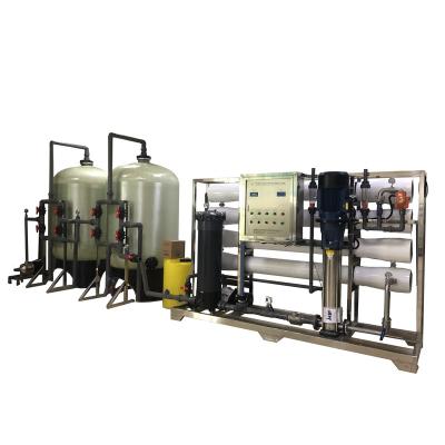 China Hotels Highly Efficient 8000 Liter Hour Well Water Filters Fresh Water Filtration Reverse Osmosis Salt Water Treatment System For Farm for sale