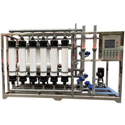 China 21TPH Hotels Mineral Water Purification Source Water UF System Ultrafiltration Water Purifier for sale