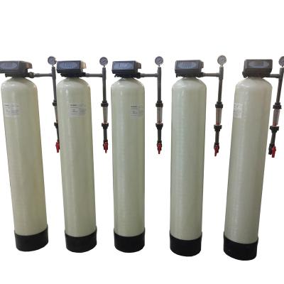 China Cheap Hotels Automatic Control FRP Valve Tank 2000lph Water Softener System Magnetic Filter Runxin Water Softener For Agriculture for sale