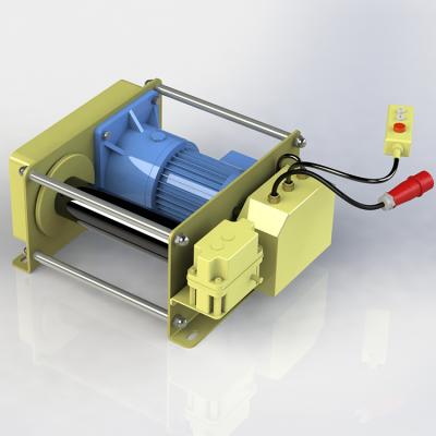 China Cranes/Boats/Electric Wire Rope Winch Portable High Safety 1ton Malls Alloy Steel Others Winches for sale