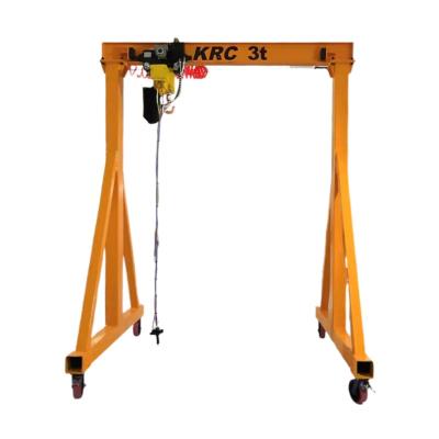 China 500kg Gantry Crane Simple, convenient and various small, mobile, height-adjustable to 5ton 10ton electric or manual mobile gantry crane for sale