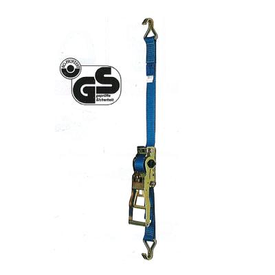 China Cargo packing powerful ratchet lashing belt for cargo lashing, with a minimum load of 200kg and a maximum of 20 tons of ratchet lashing for sale