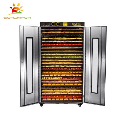 China Stainless steel commercial food dryer machine with 24 trays with CE for sale