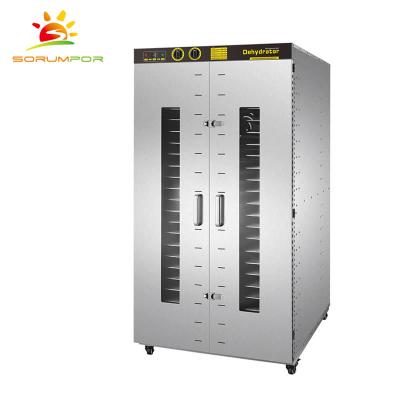 China 24 stainless steel trays industrial food drying machine food dehydrator for sale