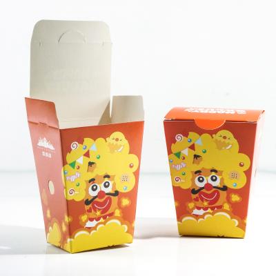 China Recycled materials can be customized with different styles french fries box takeout box food box for sale