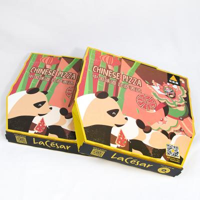 China Recycled materials can be customized a variety of styles style pizza box durable for sale