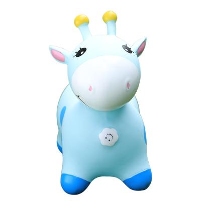 China Toy Wholesale Kids Plastic Inflatable Inflatable Toys Jumping Climbing Animals Bouncing Deer Hopper for sale