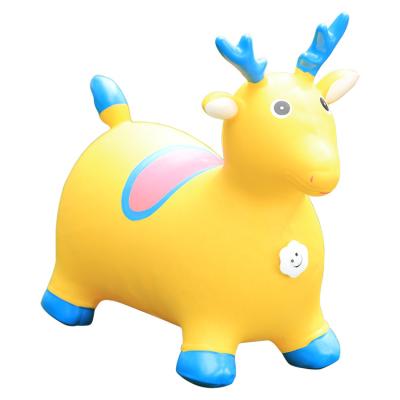 China 2022 Professional Manufacturing PVC Inflatable Toy Tech Inflatable Jumping Horse for sale