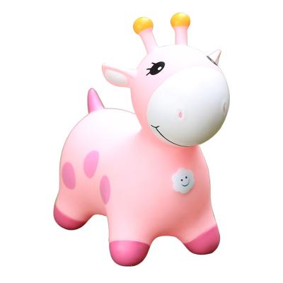 China Toy Special PVC Inflatable Children's Toys Hot Selling Inflatable Jumping Horse for sale