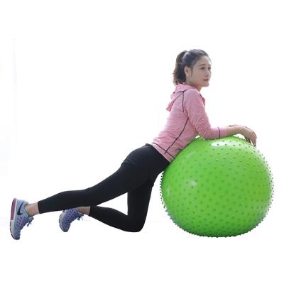 China New Eco-Friendly 75cm Anti Burst Round Inflat Gym Exercise PVC Yoga Balance Ball Cheap Yoga Balls for sale