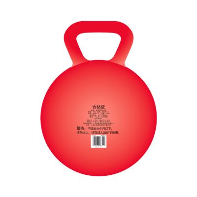 China Professional Inflatable Children's Toy Handle Baby Rattle Ball From Toy China Manufacture for sale