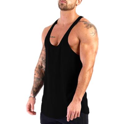 China Men's Sleeveless Smooth Singlet Logo Mens Tank Top Fitness Home Workout Custom Made Wholesale Anti-Shrink Sportswear for sale