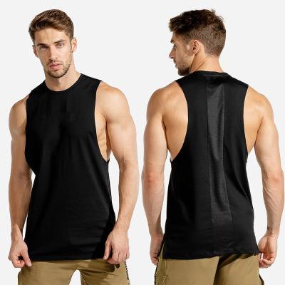 China Men's Sleeveless Stringer Mens Tank Tops Sportswear Workout Home Workout Fitness Singlet Tops for sale