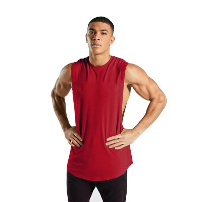 China Wholesale OEM Custom Logo Size And Color QUICK DRY Men's Gym Vest Sports Singlet Workout Tank Tops Quick Dry Tees for sale