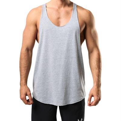 China Men's Tank Top Fitness Sportswear Home Workout Singlet Mens Sleeveless Smooth Anti-Shrink for sale