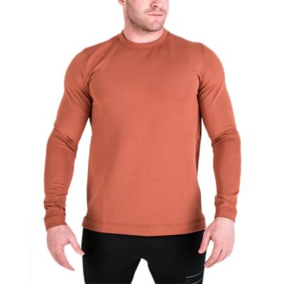 China Wholesale Custom Mens Gym Shirts Running Workout Breathable Long Sleeve Bodybuild T-shirts Sportswear for sale