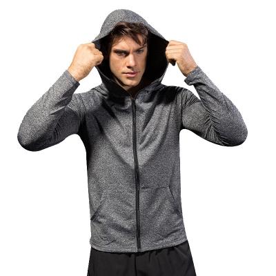 China Wholesale Custom Anti Shrink Logo Quick Dry Wind Proof Long Sleeve Muscle Fit Hoodie Gym Shorts Mens Hoodies for sale