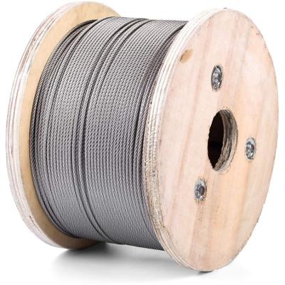 China Construction China Competitive Price Galvanized Steel Wire Rope 6*7+PP for sale