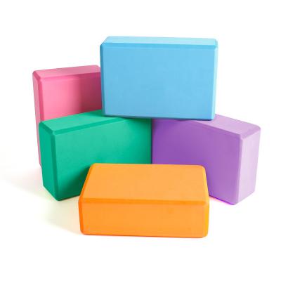 China Wholesale High Density EVA Yoga Block Non Slip Fitness Foam Yoga Blocks Eco-friendly Brick for sale