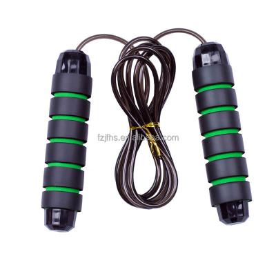 China Non-slip Breathable Handle Amazon Jump Rope Fitness Weight-bearing Steel Wire Weighted Gym Weighted Quick Jump for sale