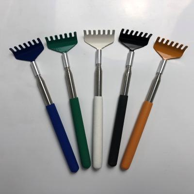 China Extendable SUS Back Scratcher Massager Stainless Steel Itch With Non-Slip Handle for sale