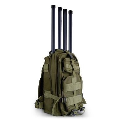 China Sistemas anti-drones não tripulados Broad Spectrum RF Jammer Mochilas 4 Canal 720-1050MHz à venda