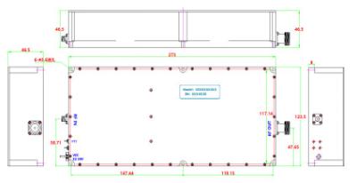 Κίνα OEM Low Power RF Module ραδιοφωνικός δέκτης ραντάρ Ενισχυτής ισχύος PN:NXPA9K-250MHz προς πώληση