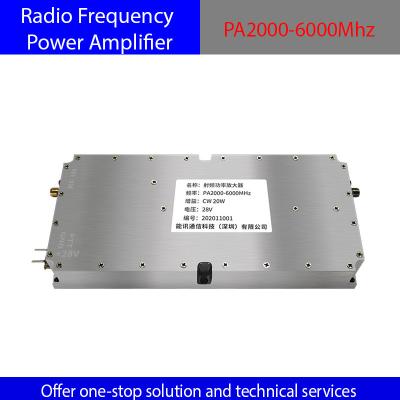 중국 PA2000-6000MHz 25W 증폭기 광대역 커버리지 및 고주파 통신에서 높은 수익 출력 판매용