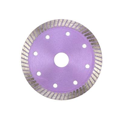 China Turbo Sinter Cold Pressing Diamond Saw Blade Porcelain Tile Diamond Cutting Disc for sale