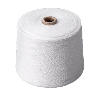 China White Anti-bacteria Polyester Spun Yarn 30s/2 For Sewing Thread for sale