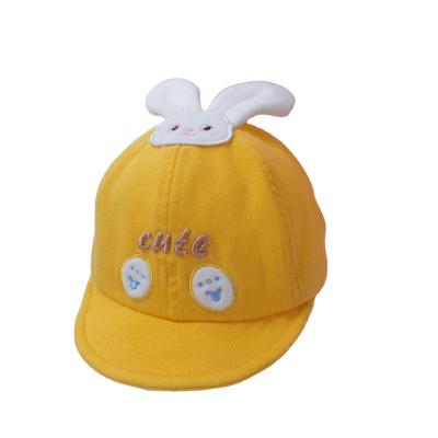 China 2022 new style casual cotton baby summer hat cute stereo rabbit ear sun hat for sale