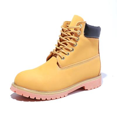 China Fashion Trend Winter Women's Boots Platform Loafers High Tops Couple Models Ankle Boots Outdoor Army Genuine Leather Women Military Shoes for sale