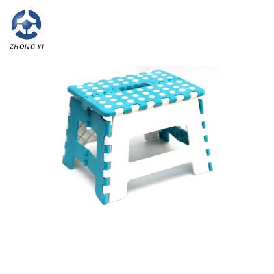 China Foldable Plastic Portable Super Strong Folding Step Stool For Adults And Children for sale