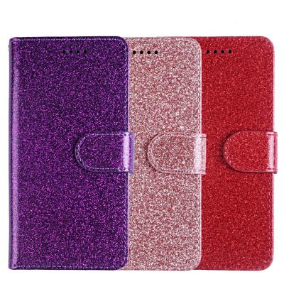 China Luxury Fashion Girl Style Glitter Flip Card Slot Wallet Leather Phone Case With Strap For iPhone 13 mini/13/13 Pro/13 mini/13 pro Max/13 mini/13 pro Max 13 Pro/13 for sale