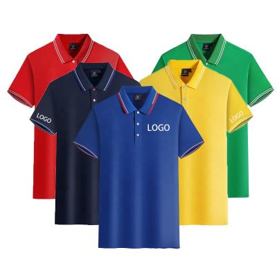 China Anti-Wrinkle Supply Custom Sample Golf Polo Shirts Logo Plain Polo Tee Shirt For Man Cotton for sale