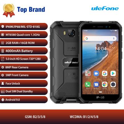 China Original New Arrival 3G Ulefone Armor X6 Rugged Phone , 2GB+16GB Unlocked Mobile Phone Android Phone for sale