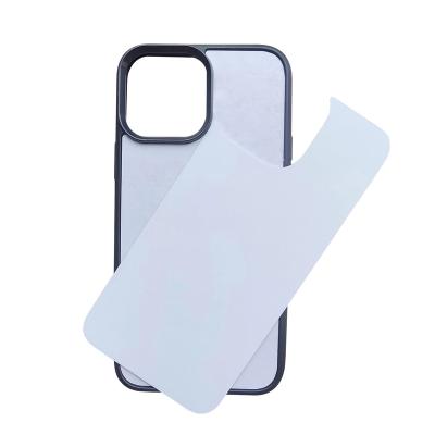 China High Quality Shockproof Rubber Flexible White Phone 2d Tpu Heat Transfer Black Tpu Heat Transfer Cell Phone Covers For Iphone 13 promax for sale