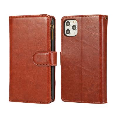 China Shockproof Wholesale Flip Wallet Card Slot PU Cell Phone Leather Case For Iphone 13 pro 12 11 x 7 max Samsung S20 for sale