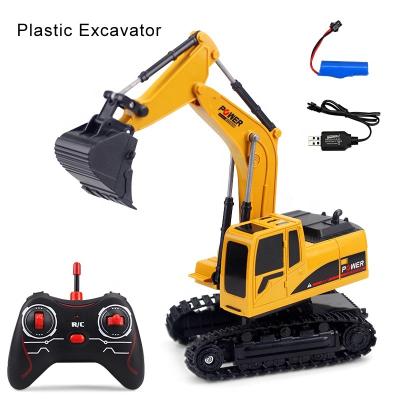 China High Cost Effective Kids RC Hobby Building Toys Vehicle Remote Control Excavator for sale