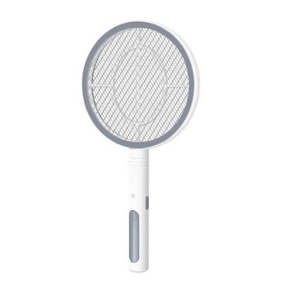 China Electric Rechargeable Mosquito Swatter Mosquito Fly Zapper Insect Killer Lamp Insect Killer Morden Household PestControl Mosquito Racket Bat for sale